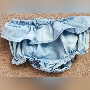Cat & Jack Light Blue Ruffle Baby Bloomer - Kids Accessories
